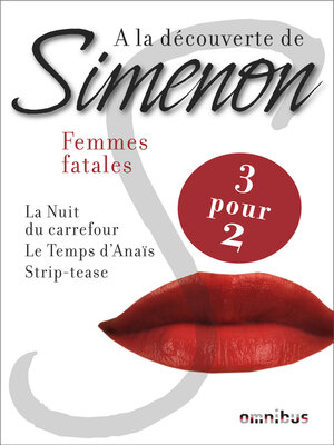 cover image of A LA DECOUVERTE DE SIMENON FEMMES FATALES